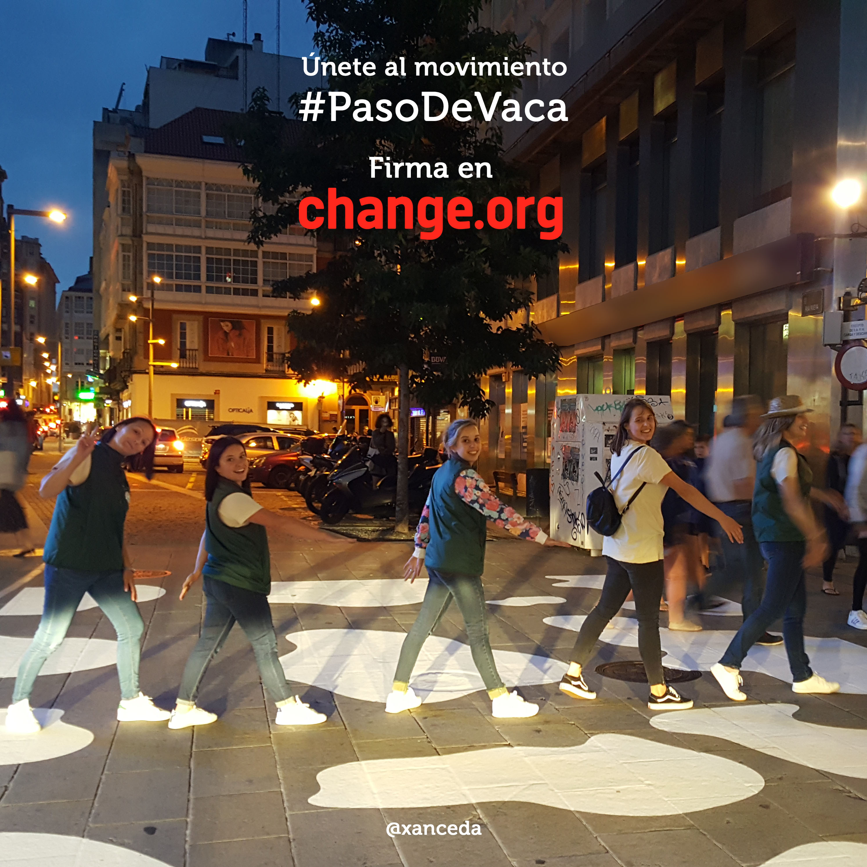 Firma en change.org para conseguir un paso de vacas en cada ciudad